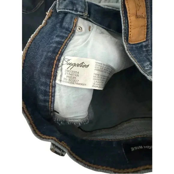 Supplies x Union Bay Maren High Rise Distressed Slim Straight Jeans sz 2P - Picture 12 of 13